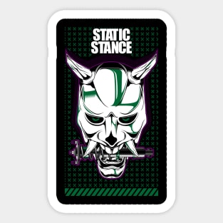 Oni Mask Static Stance Sticker